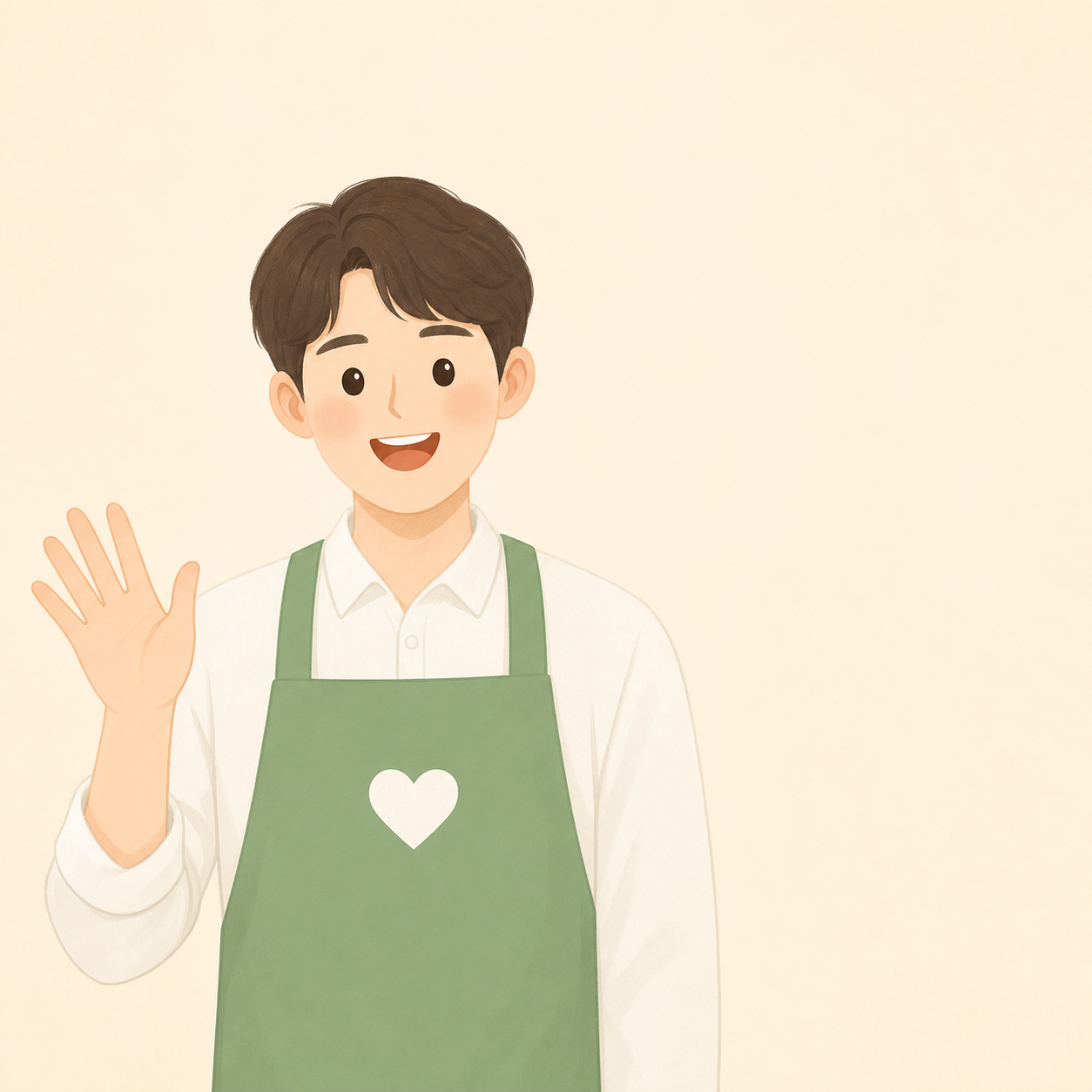 효도메이트 지원자를 표현한 일러스트